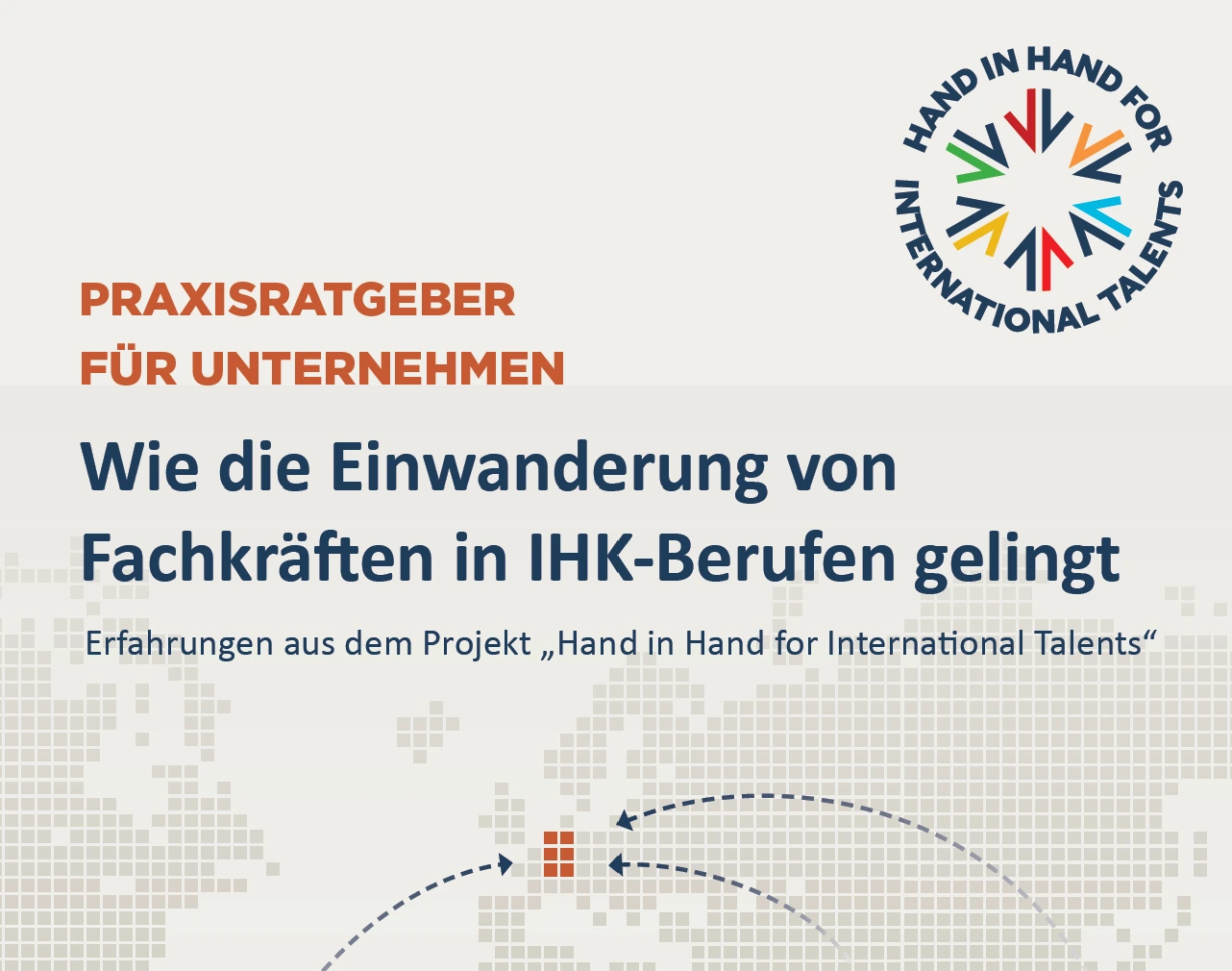 DIHK-Vorschau auf das Cover des Praxisratgebers